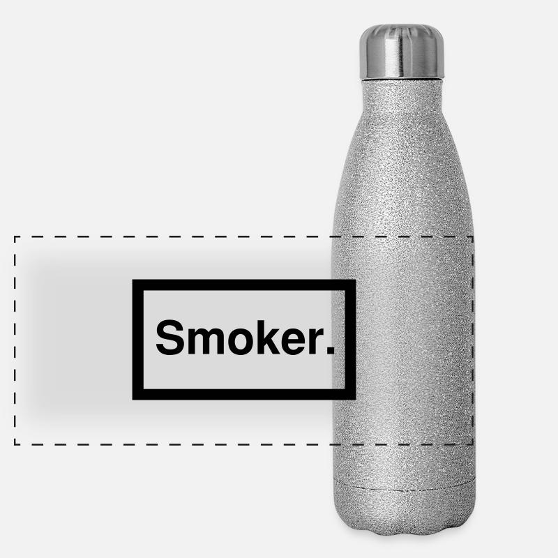 smoker 1c Panorama Glitzer Isolierflasche 500 ml