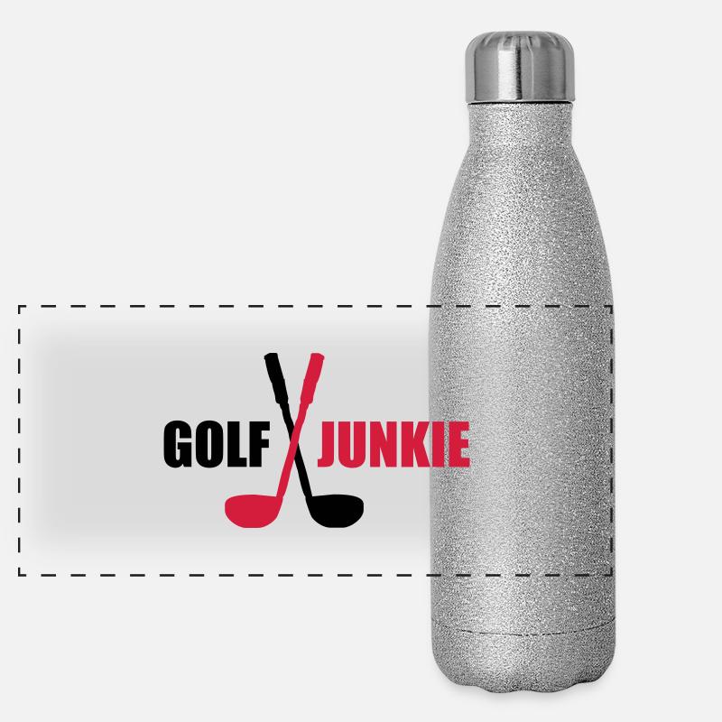 golf Panoramic Glitter Thermal Bottle 500 ml