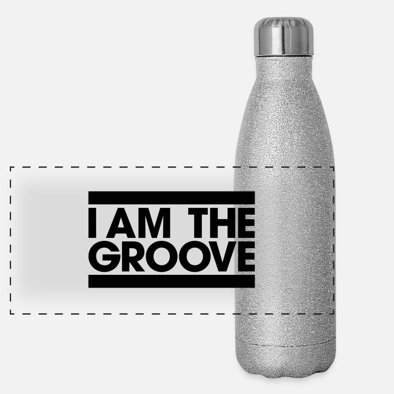 Ich bin der Groove Panorama Glitzer Isolierflasche 500 ml
