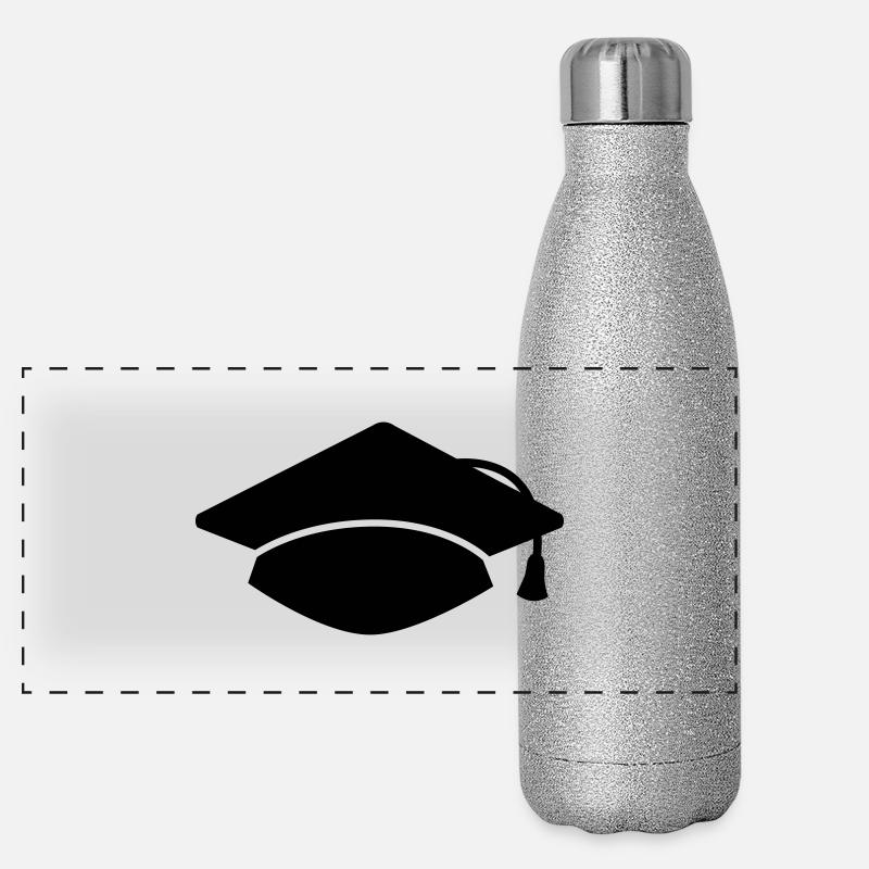 Doktorhut Panorama Glitzer Isolierflasche 500 ml