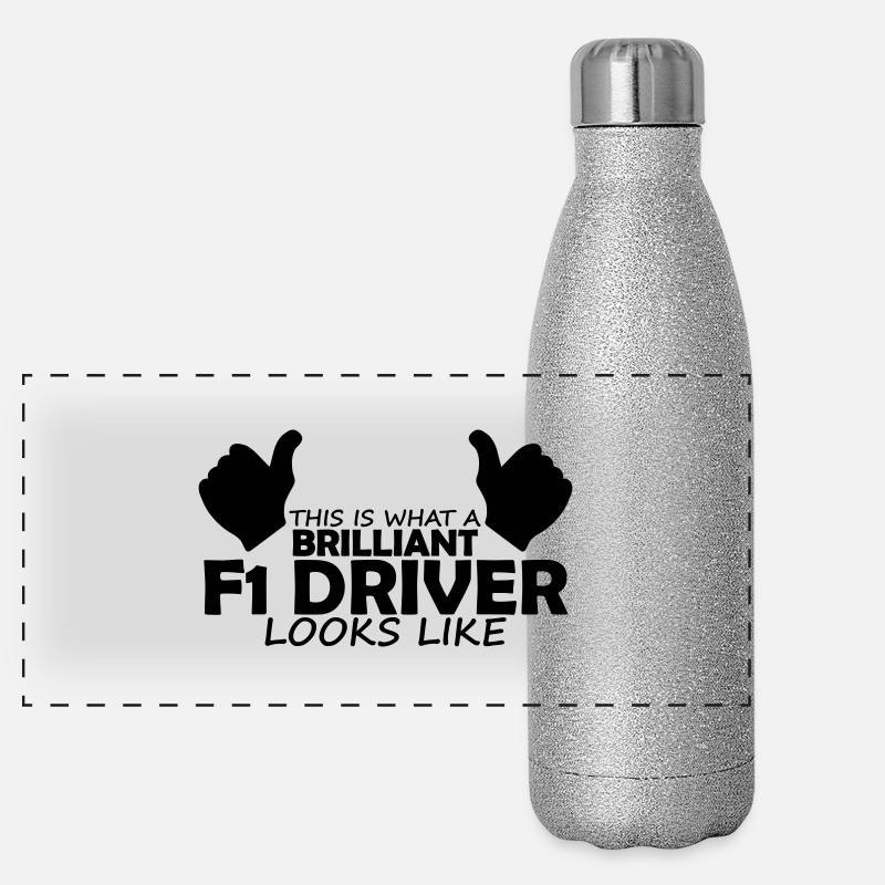 brilliant f1 driver Panoramic Glitter Thermal Bottle 500 ml
