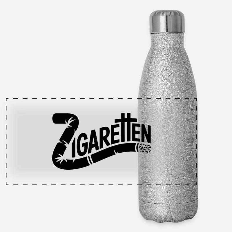 Cigarettes - Mèmes Allemands Gourde isotherme panoramique pailletée 500 ml
