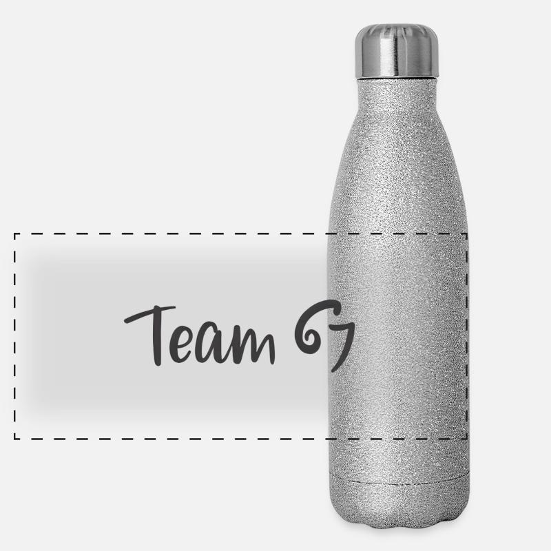 Team 6 7 Panorama Glitzer Isolierflasche 500 ml