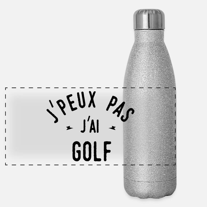 j'peux pas j'ai golf Gourde isotherme panoramique pailletée 500 ml