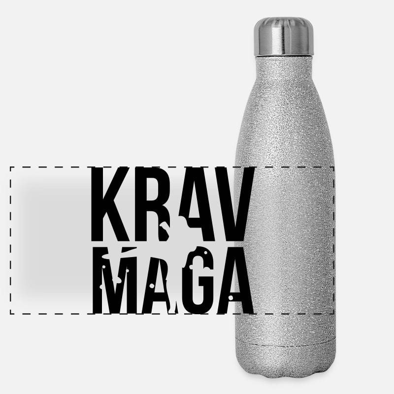 krav maga Gourde isotherme panoramique pailletée 500 ml