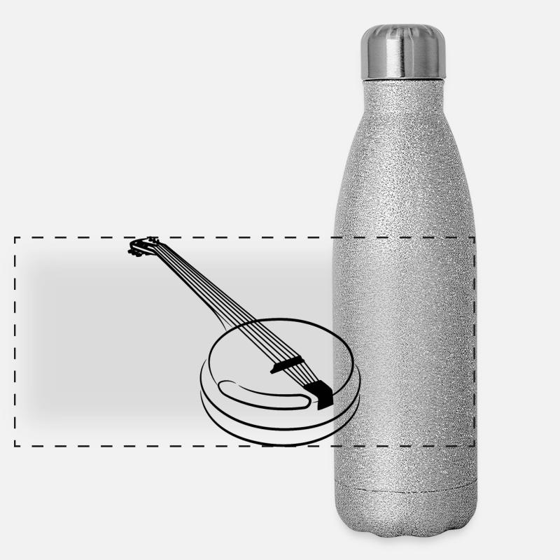 Banjo Gourde isotherme panoramique pailletée 500 ml