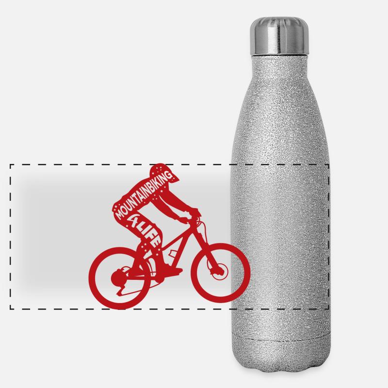 Motivation VTT Gourde isotherme panoramique pailletée 500 ml
