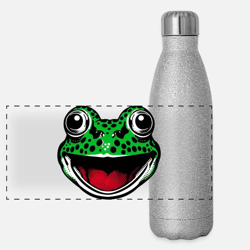 Frosch Panorama Glitzer Isolierflasche 500 ml