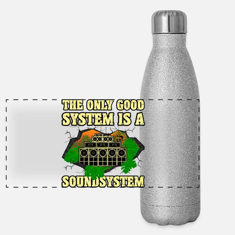 Dub Soundsystem Panorama Glitzer Isolierflasche 500 ml