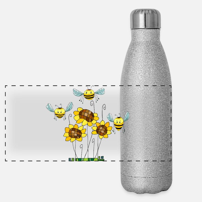 Insects Panoramic Glitter Thermal Bottle 500 ml
