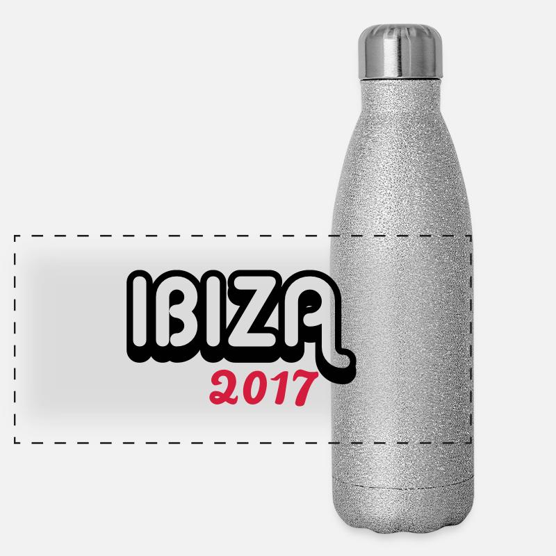 Ibiza 2017 Panoramic Glitter Thermal Bottle 500 ml
