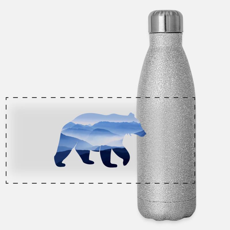Bear Panoramic Glitter Thermal Bottle 500 ml