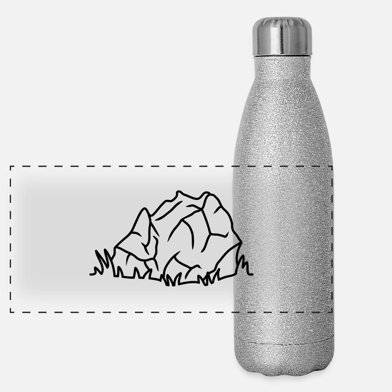 Stone Panorama Glitzer Isolierflasche 500 ml