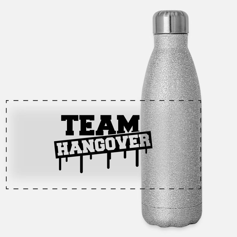 Team Hangover Panorama Glitzer Isolierflasche 500 ml