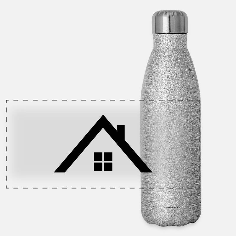 Dach Panorama Glitzer Isolierflasche 500 ml