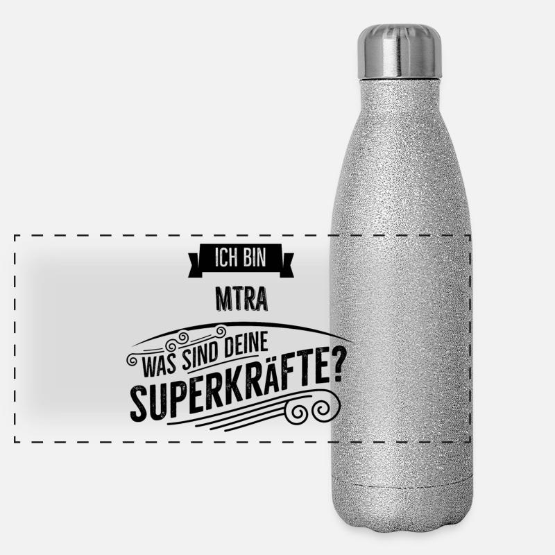 MTRA Panorama Glitzer Isolierflasche 500 ml