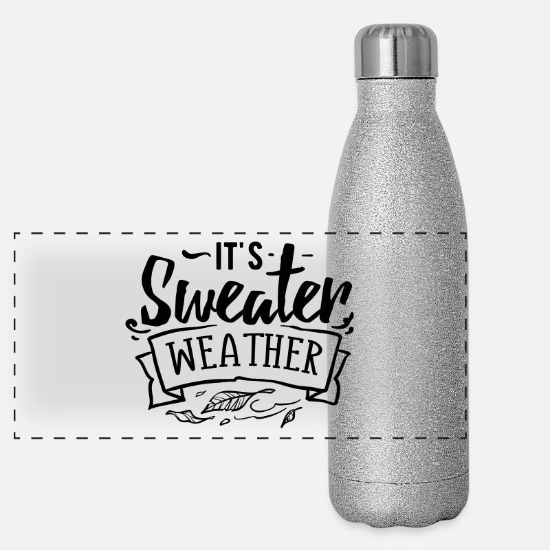 C'est le temps du chandail Gourde isotherme panoramique pailletée 500 ml