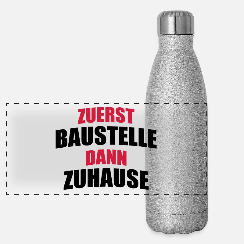 build a house Panoramic Glitter Thermal Bottle 500 ml
