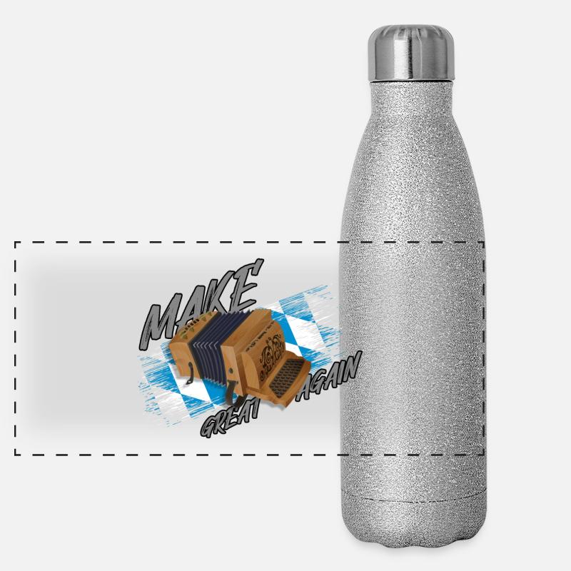 Make Ziach GREAT AGAIN | ZiachON! Panorama Glitzer Isolierflasche 500 ml