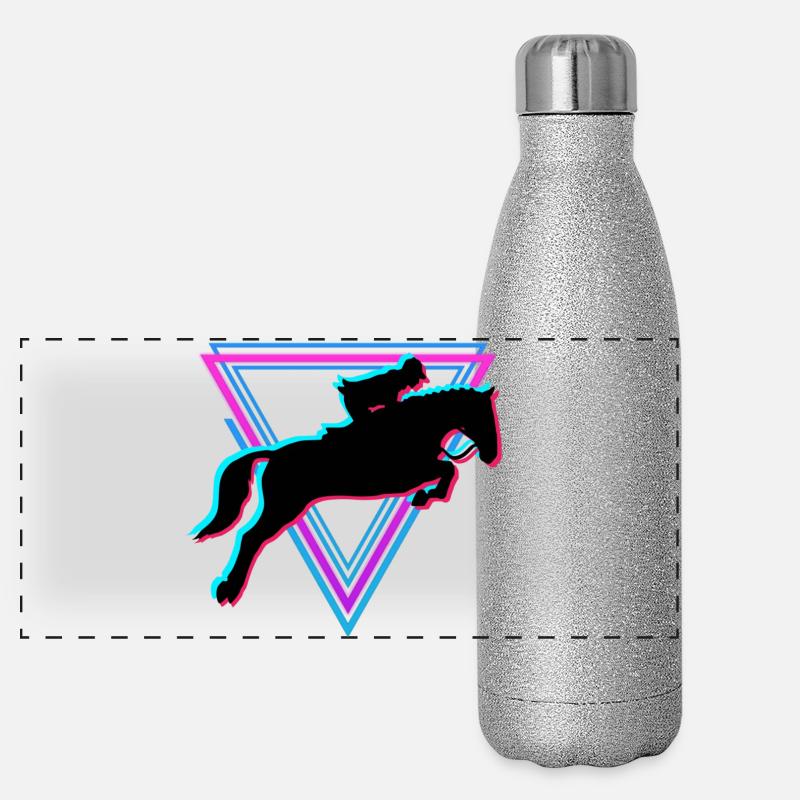 équitation Gourde isotherme panoramique pailletée 500 ml