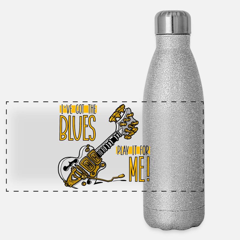 Guitar play it for me Panoramic Glitter Thermal Bottle 500 ml