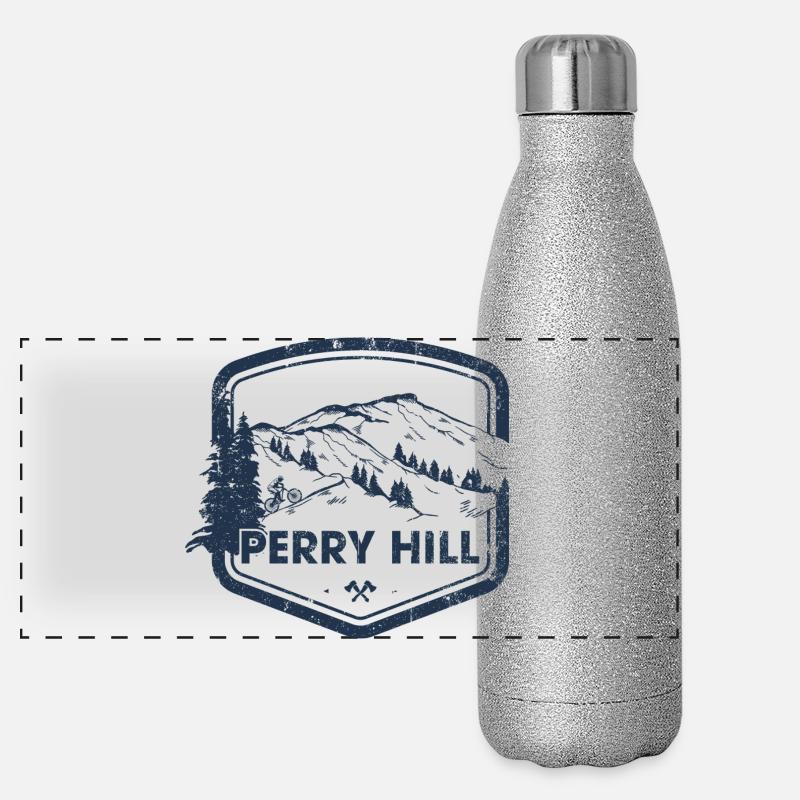 Perry Hill Mountain Trail Panorama Glitzer Isolierflasche 500 ml