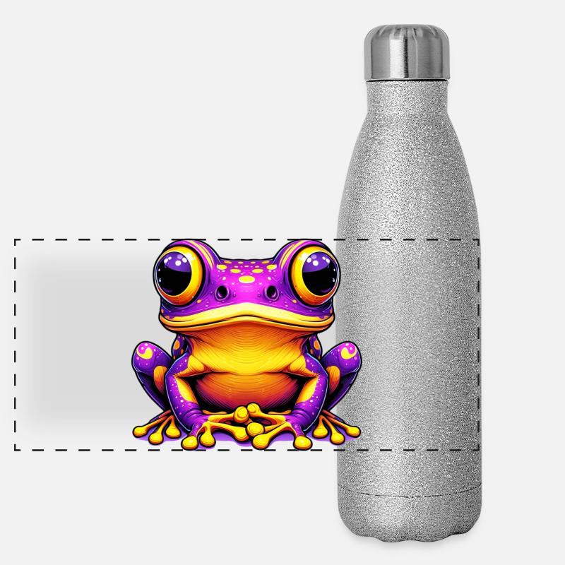 Frog Panoramic Glitter Thermal Bottle 500 ml