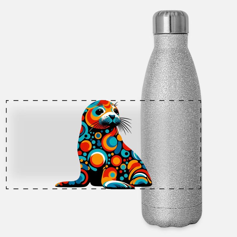 Siegel Panorama Glitzer Isolierflasche 500 ml