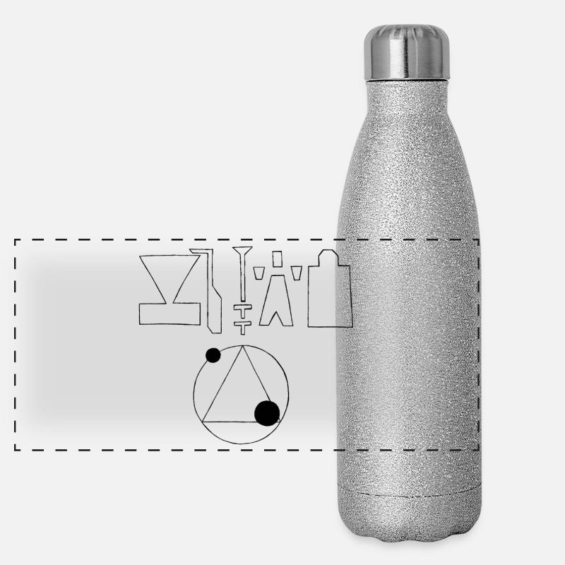 Rendlesham Forest UFO-Symbole 1980 Panorama Glitzer Isolierflasche 500 ml