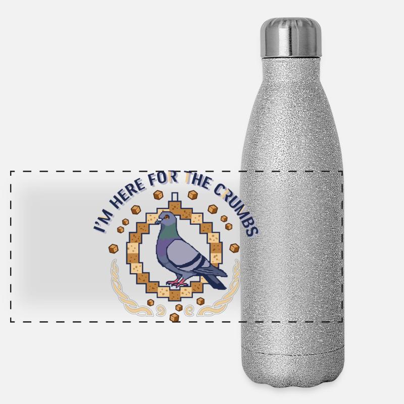 Pixel Pigeon Cookie Hunter Panoramic Glitter Thermal Bottle 500 ml