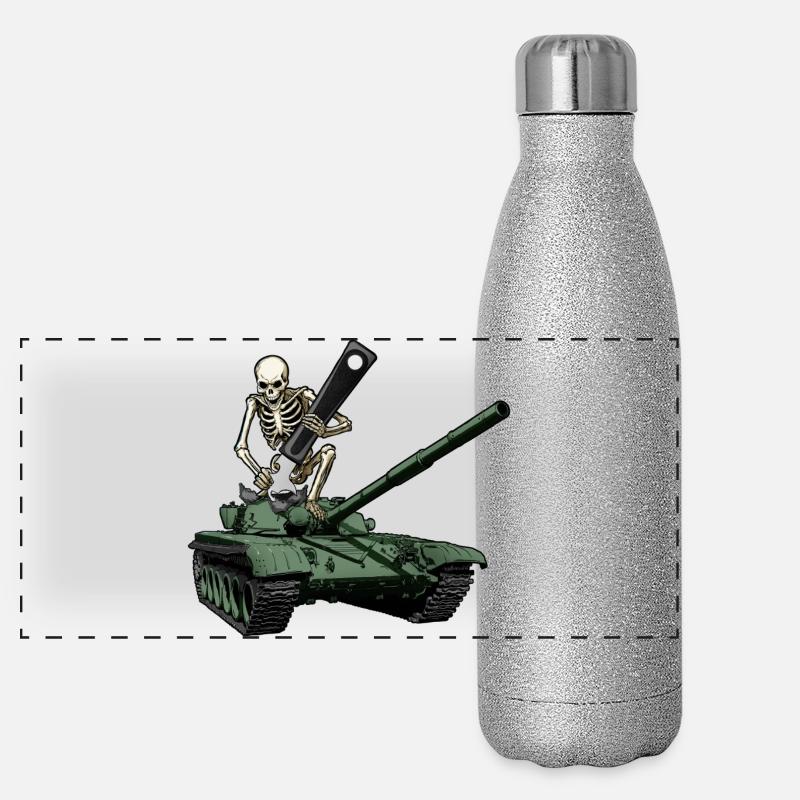 Panzerwehr - Ouvre-tin Gourde isotherme panoramique pailletée 500 ml