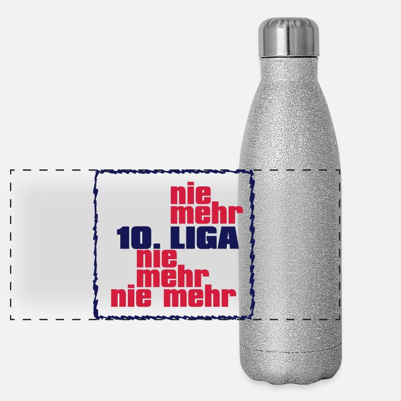 Plus de 10e ligue - plus de classe de district Gourde isotherme panoramique pailletée 500 ml