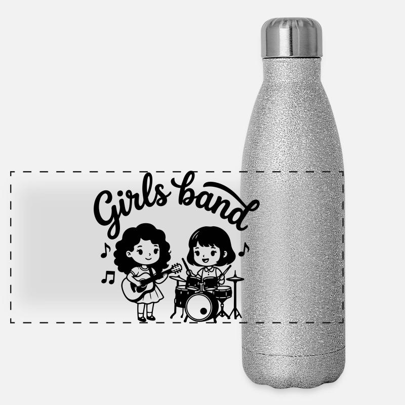 groupe féminin Gourde isotherme panoramique pailletée 500 ml