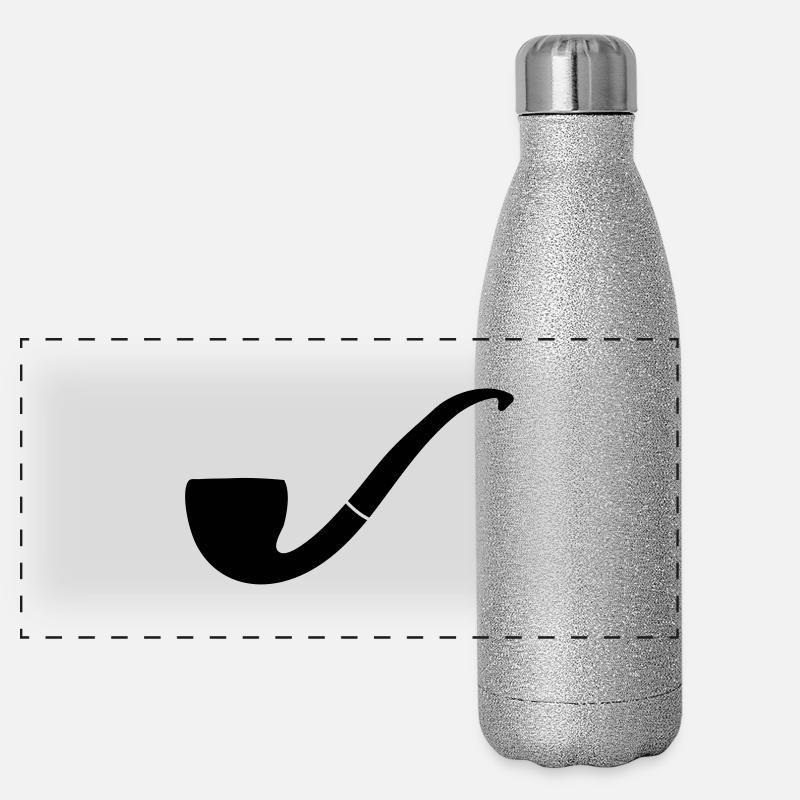 pipe Panorama Glitzer Isolierflasche 500 ml