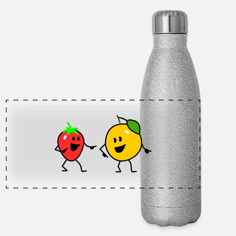 fruit salad one Termoflaske i rustfrit stål med glimmer
