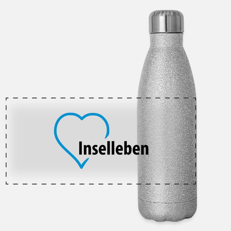 inselleben__f2 Gourde isotherme panoramique pailletée 500 ml