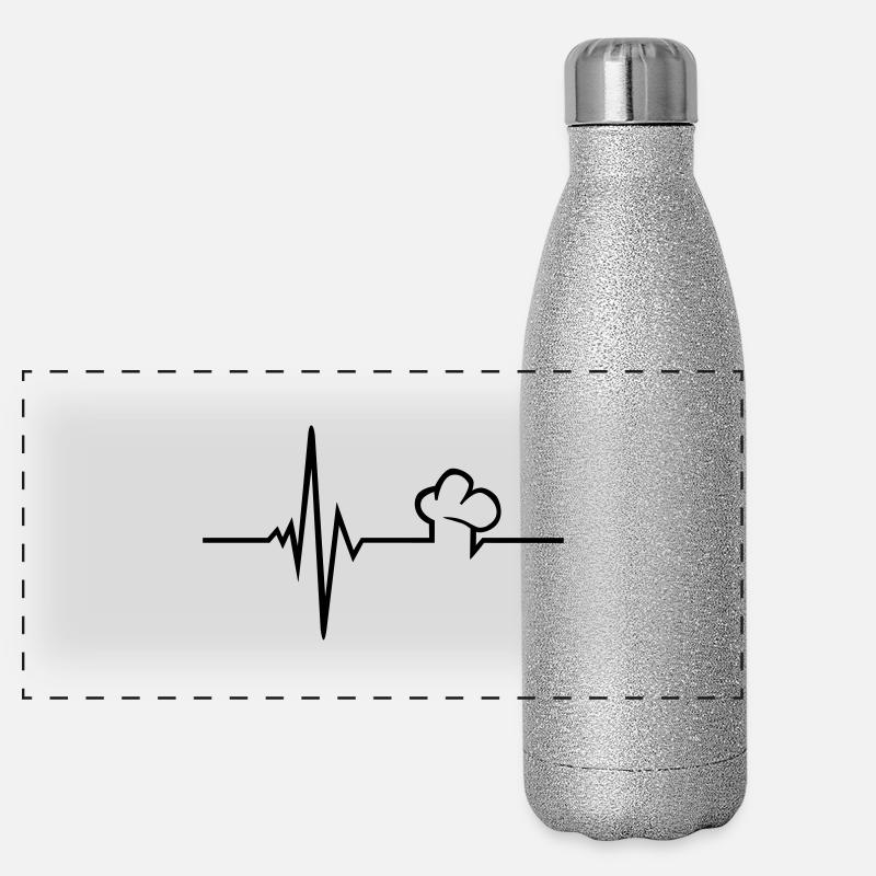 cuisinier Gourde isotherme panoramique pailletée 500 ml