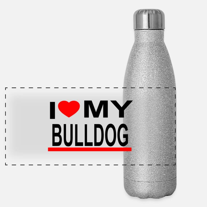 Bulldoge Gourde isotherme panoramique pailletée 500 ml