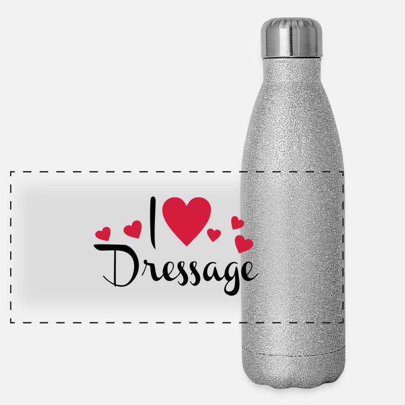 Dressur Panorama Glitzer Isolierflasche 500 ml