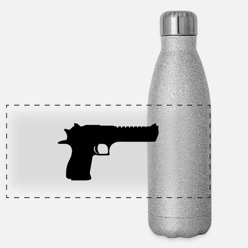 Desert Eagle / Deagle / D.50 Panorama Glitzer Isolierflasche 500 ml