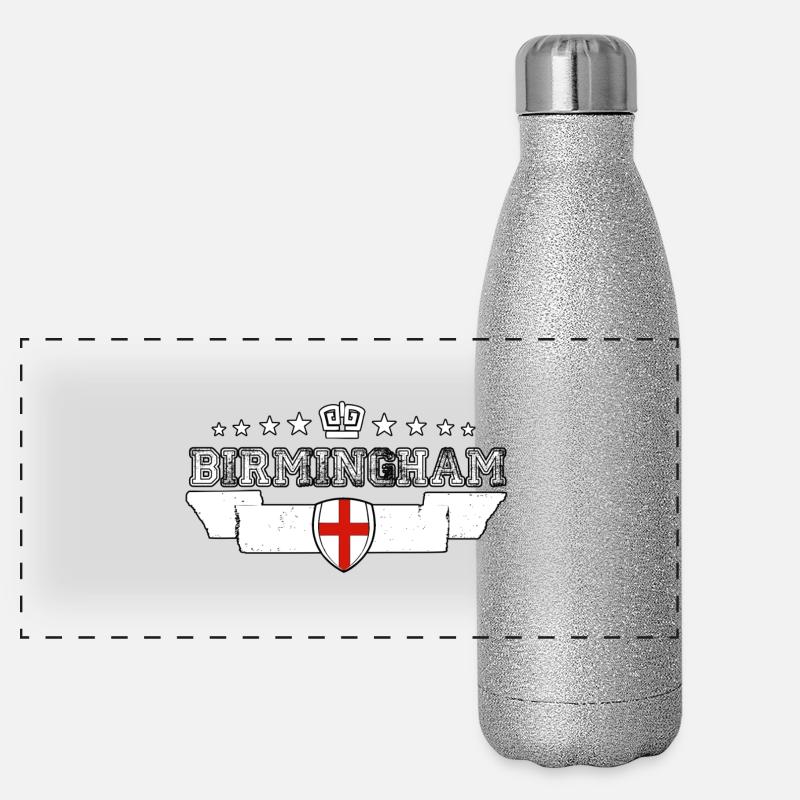 Birmingham Panorama Glitzer Isolierflasche 500 ml