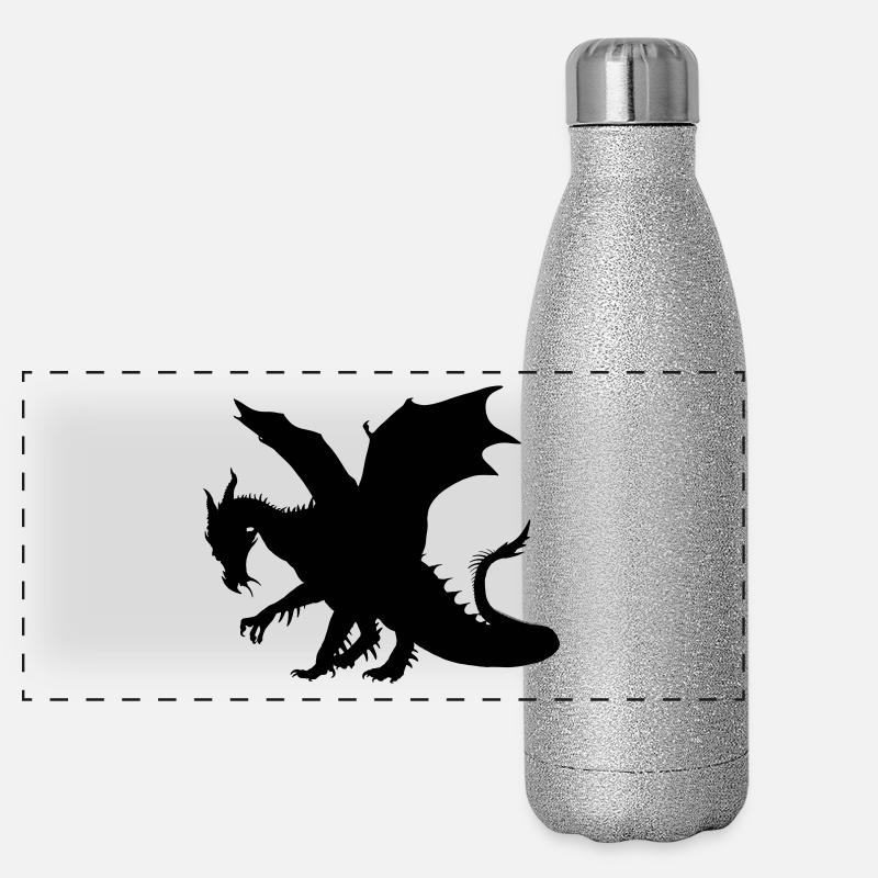 dragon Gourde isotherme panoramique pailletée 500 ml