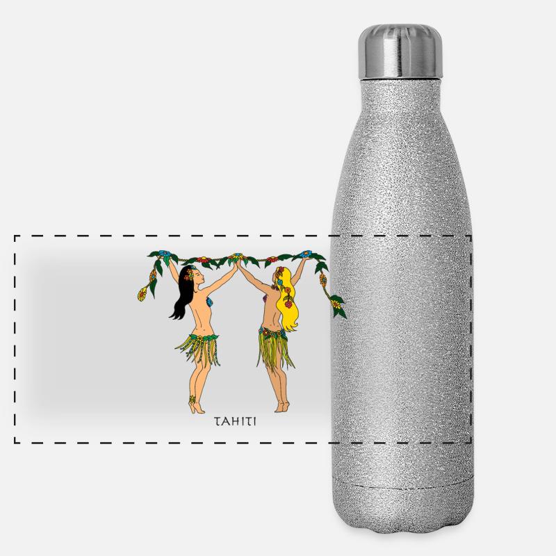 Chloé à Tahiti Gourde isotherme panoramique pailletée 500 ml
