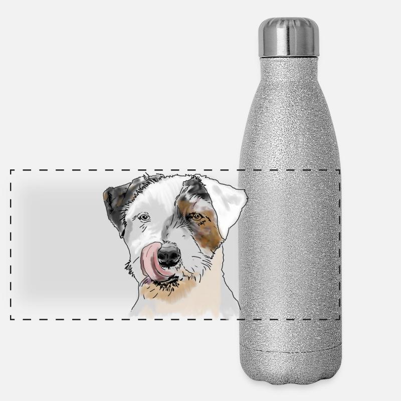 Terrier Gourde isotherme panoramique pailletée 500 ml