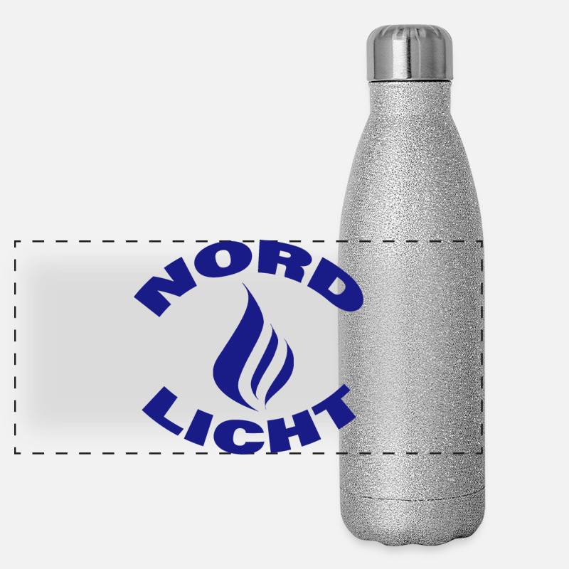 AURORA BOREALIS Panoramic Glitter Thermal Bottle 500 ml