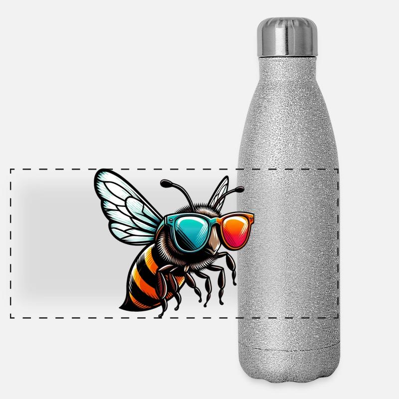 Bee Panoramic Glitter Thermal Bottle 500 ml