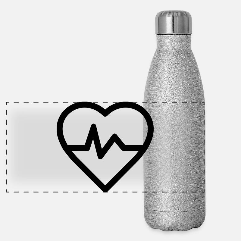 Panorama Glitzer Isolierflasche 500 ml