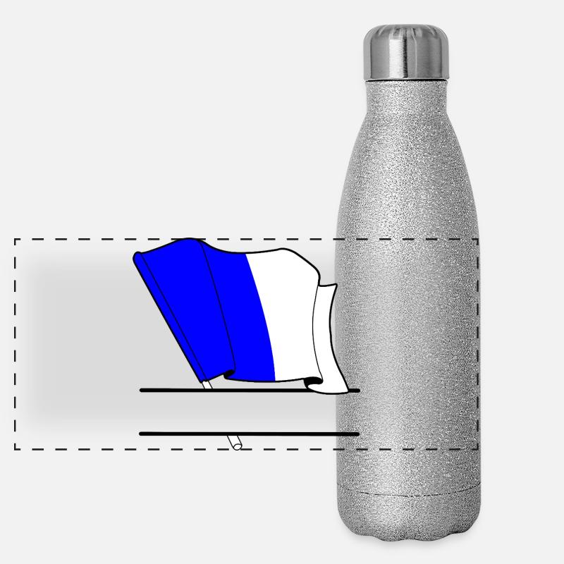 Drapeau Personnalisé de Spa Gourde isotherme panoramique pailletée 500 ml
