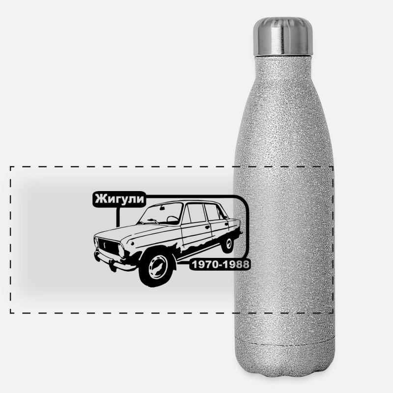 Lada Shiguli Panorama Glitzer Isolierflasche 500 ml