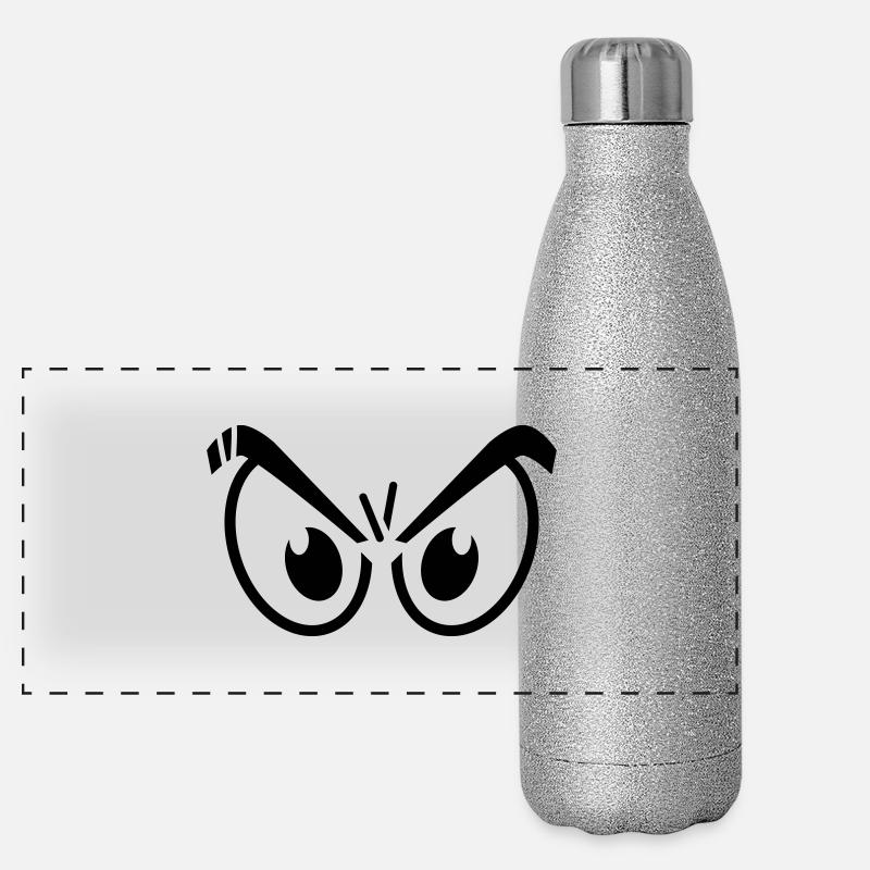 eyes__f1 Panorama Glitzer Isolierflasche 500 ml